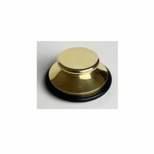 Reggae Roast 7" Vinyl Record Adapter & Weight (single, brass)