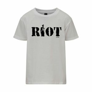 Underground Resistance Riot T-Shirt (white, medium)