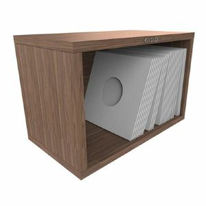Zomo VS-Box 7/100 7" Vinyl Record Box (walnut, flat-packed)