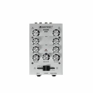 Omnitronic Gnome 202 2-Channel Mini DJ Mixer (silver)