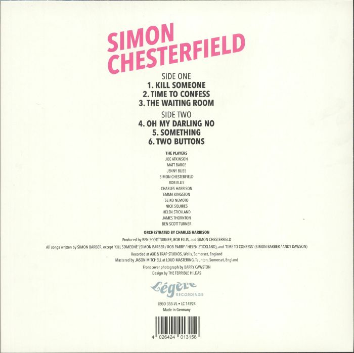 CHESTERFIELD, Simon - Simon Chesterfield