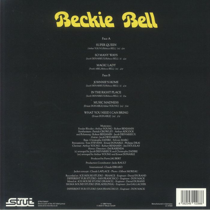 BELL, Beckie - In Need Of (reissue)