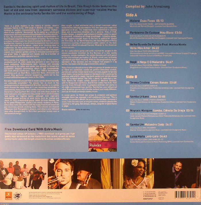 ARMSTRONG, John/VARIOUS - The Rough Guide To Samba