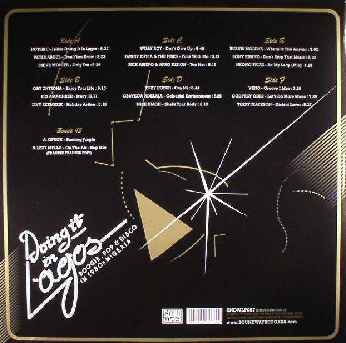 VARIOUS - Doing It In Lagos: Boogie Pop & Disco In 1980s Nigeria