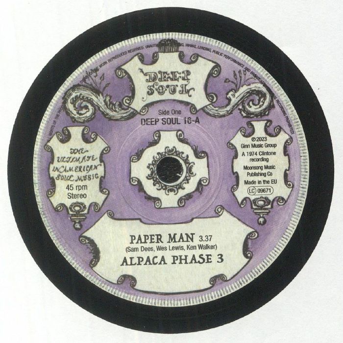 ALPACA PHASE III/SAM DEES - Paper Man