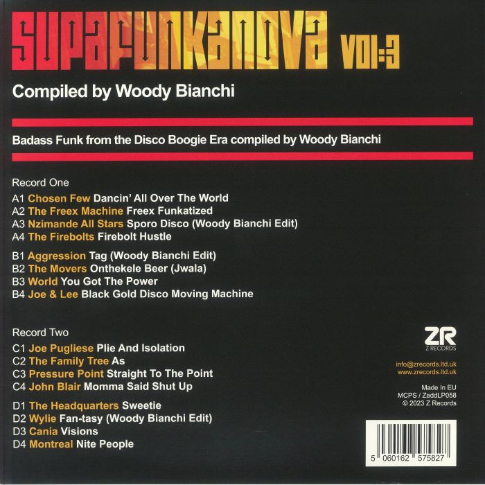 BIANCHI, Woody/VARIOUS - Supafunkanova Vol 3