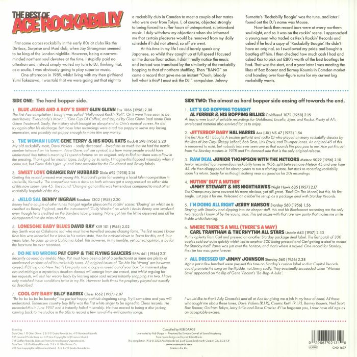 DARGE, Keb/VARIOUS - The Best Of Ace Rockabilly